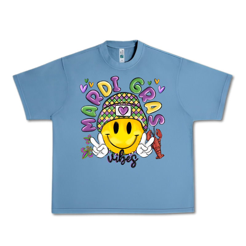 Mardi Gras Vibes Urban Heavy Tee by MaliasSmallBusiness | Teevron