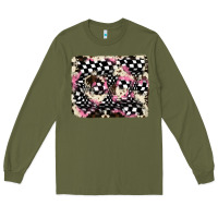 Army Green cowhide racing backgraund Long Sleeve Tee - JahusDesignShop