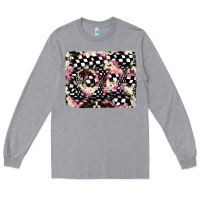 Heather Grey cowhide racing backgraund Long Sleeve Tee - JahusDesignShop