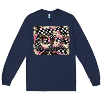 Navy cowhide racing backgraund Long Sleeve Tee - JahusDesignShop