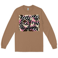 Toasted Coconut cowhide racing backgraund Long Sleeve Tee - JahusDesignShop