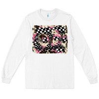White cowhide racing backgraund Long Sleeve Tee - JahusDesignShop