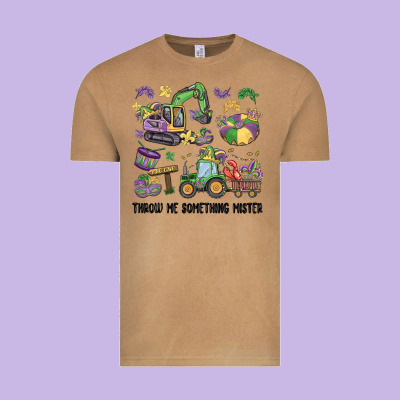 Throw Me Something Mister Vintage Tee Designed By Maliassmallbusiness