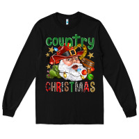 Black Country Christmas Long Sleeve Tee - NancyCooperArtShop