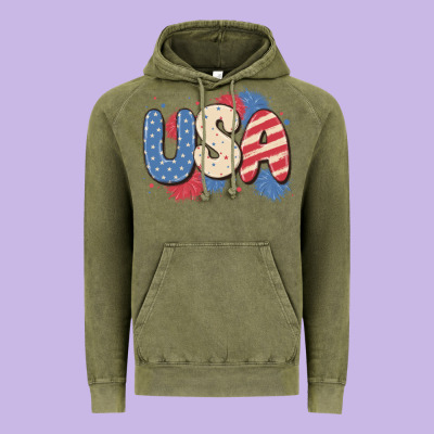 Usa Vintage Hoodie Designed By Maliassmallbusiness