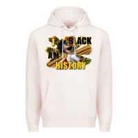 Pale Pink i am black history Premium Hoodie - CowGirlArtShop