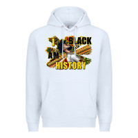 White i am black history Premium Hoodie - CowGirlArtShop