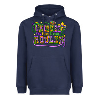 Navy laissez les bons temps router Heavyweight Hoodie - CowGirlArtShop