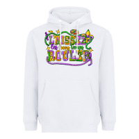 White laissez les bons temps router Heavyweight Hoodie - CowGirlArtShop