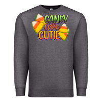 Charcoal Heather candy corn cutie Premium Sweatshirt - CowGirlArtShop
