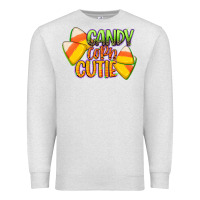 Oatmeal Heather candy corn cutie Premium Sweatshirt - CowGirlArtShop