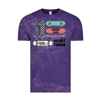 Cloud Purple worry less Vintage Tee - MaliasSmallBusiness