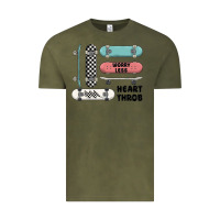 Vintage Olive worry less Vintage Tee - MaliasSmallBusiness