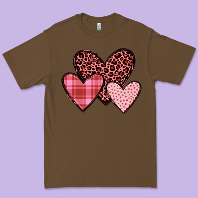 Hearts Premium Tee Designed By Jahusdesignshop