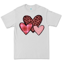 Dove Grey hearts Premium Tee - JahusDesignShop