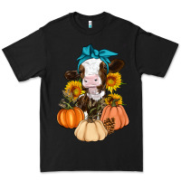 Black Cow Fall Pumpkin Premium Tee - Artiststas