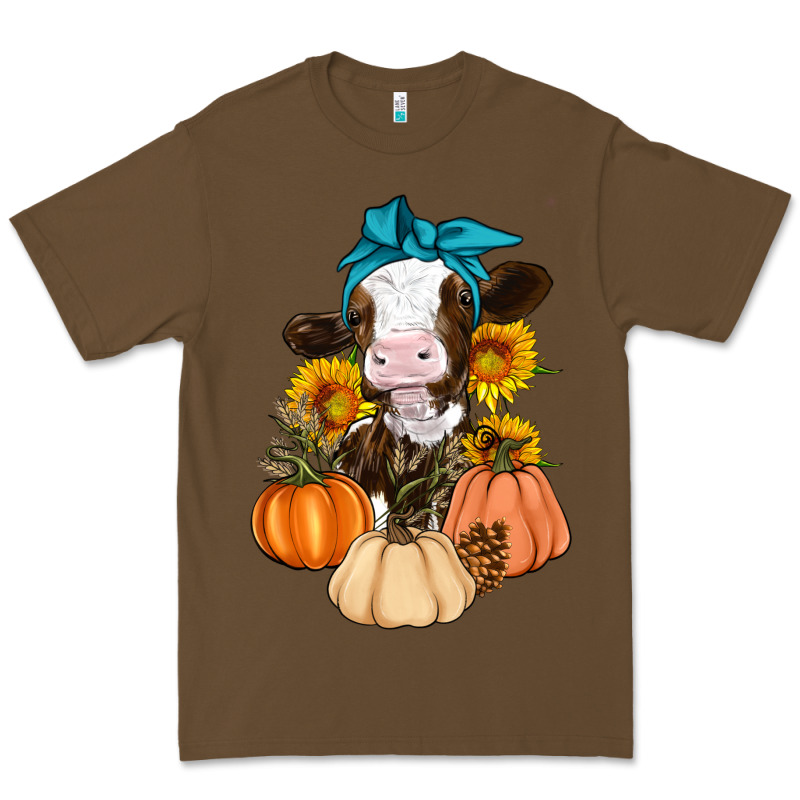 Cow Fall Pumpkin Premium Tee by Artiststas | Teevron