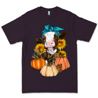 Plum Cow Fall Pumpkin Premium Tee - Artiststas
