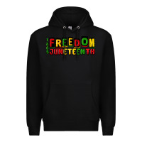 Black freedom juneteenth Premium Hoodie - CowGirlArtShop