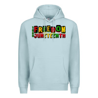 Blue Mist freedom juneteenth Premium Hoodie - CowGirlArtShop