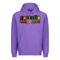 Purple freedom juneteenth Premium Hoodie - CowGirlArtShop