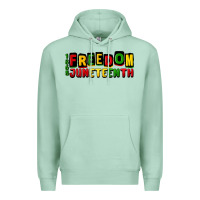 Seafoam freedom juneteenth Premium Hoodie - CowGirlArtShop
