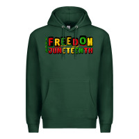 Sports Green freedom juneteenth Premium Hoodie - CowGirlArtShop