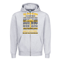 Heather Grey TAURUS FACTS Zipper Hoodie - Bettercallsaul