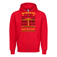 Red TAURUS FACTS Zipper Hoodie - Bettercallsaul