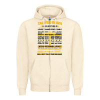 Sandshell TAURUS FACTS Zipper Hoodie - Bettercallsaul