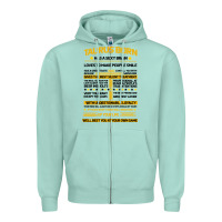 Seafoam TAURUS FACTS Zipper Hoodie - Bettercallsaul