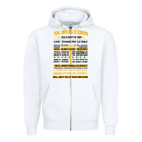 White TAURUS FACTS Zipper Hoodie - Bettercallsaul