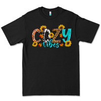 Black Cozy Vibes Fall Sunflowers Premium Tee - Artiststas