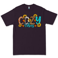 Plum Cozy Vibes Fall Sunflowers Premium Tee - Artiststas