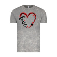 Cloud Rock valentines day heart Vintage Tee - MaliasSmallBusiness