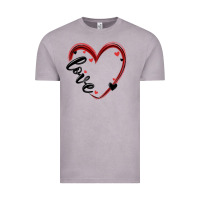 Vintage Zinc valentines day heart Vintage Tee - MaliasSmallBusiness