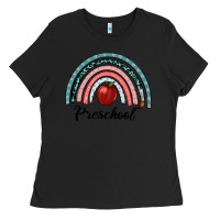 Black preschool rainbow Ladies Tee - RanaPortraitStore