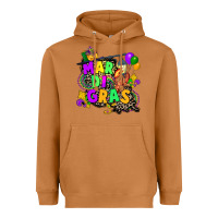 Meerkat louisiana map mardi gras Heavyweight Hoodie - CowGirlArtShop