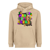 Mushroom louisiana map mardi gras Heavyweight Hoodie - CowGirlArtShop