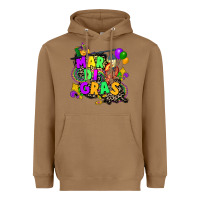 Toasted Coconut louisiana map mardi gras Heavyweight Hoodie - CowGirlArtShop