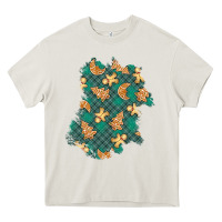 Christmas Gingerbread Cookies Patch Heavy Core Tee | Teevron