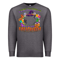 Charcoal Heather candy countdown days till halloween Premium Sweatshirt - CowGirlArtShop