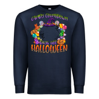 Navy candy countdown days till halloween Premium Sweatshirt - CowGirlArtShop