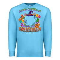 Ocean Blue candy countdown days till halloween Premium Sweatshirt - CowGirlArtShop