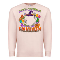 Pale Pink candy countdown days till halloween Premium Sweatshirt - CowGirlArtShop