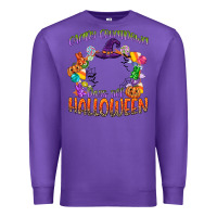 Purple candy countdown days till halloween Premium Sweatshirt - CowGirlArtShop