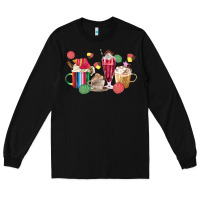 Black mexico dessert coffee cups Long Sleeve Tee - MaliasSmallBusiness
