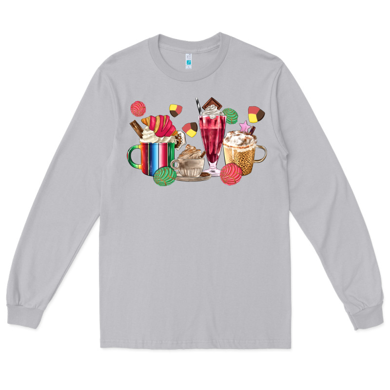 Mexico Dessert Coffee Cups Long Sleeve Tee by MaliasSmallBusiness | Teevron
