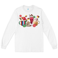 White mexico dessert coffee cups Long Sleeve Tee - MaliasSmallBusiness