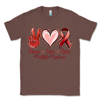 Chestnut Peace love cure Multiple Myeloma Classic Tee - NancyCooperArtShop